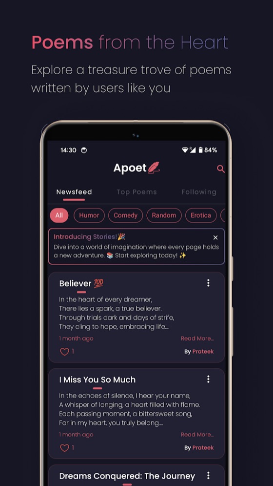 Apoet screenshot 2