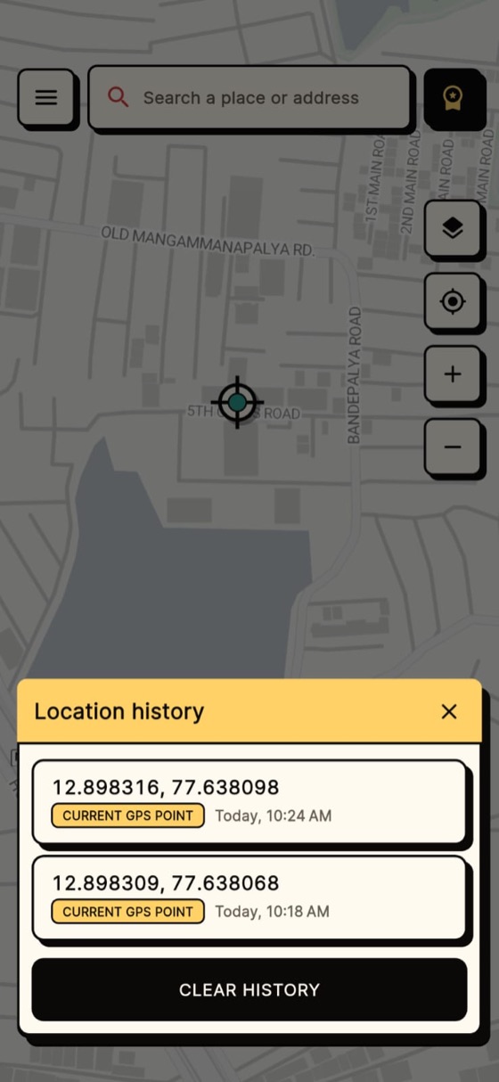 GPS Coordinates Map screenshot 3