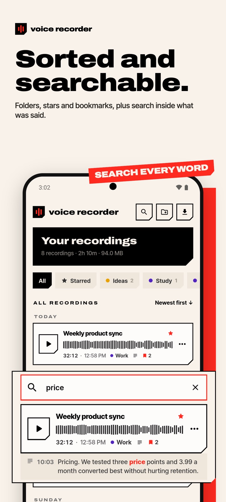 Voice Recorder: Transcribe AI screenshot 5